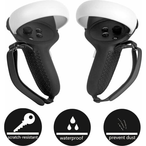 Protection Cover Sleeve For Oculus Quest 2 VR Touch Controller Cover High-quality Waterproof Protector Case Silicone Handle Grip