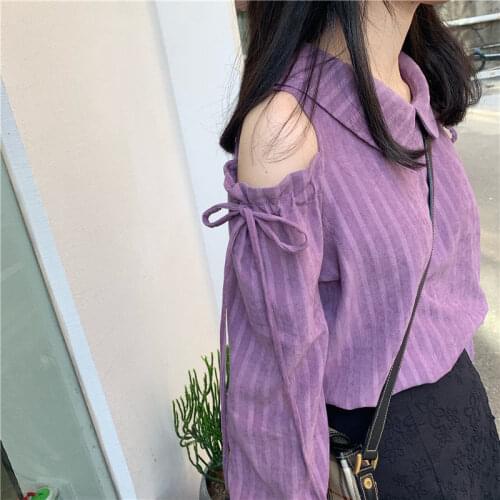 Women Blouse Autumn Long Sleeve Shirt Retro Top Blusas Ropa De Mujer