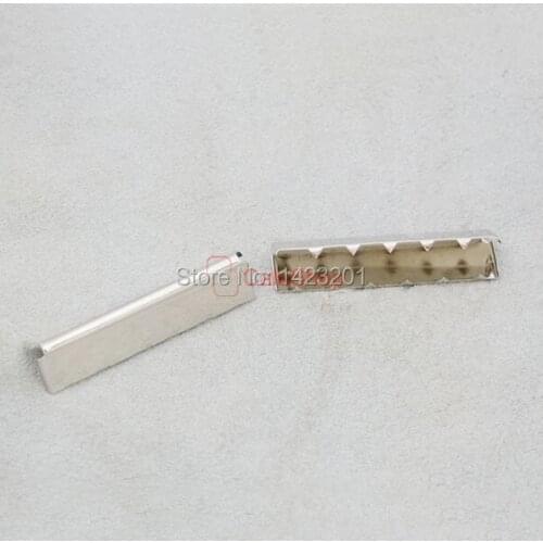 100 pcs / Lot 1.25" 32mm Nickel Belt Buckle End Tip for Webbing Tag Bag F172F3