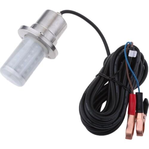 12V 30W LED Submersible Fishing Light Waterproof Underwater Lamp
