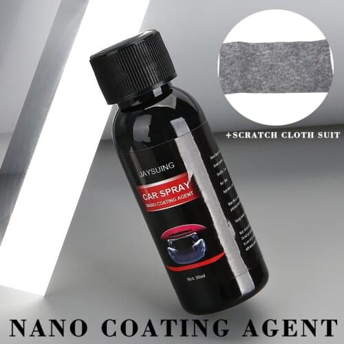 30ML Car Slight Scratch Removal Spray Repair Nano Spray Small Scratches Repairing Polish Spray Car Ceramic Coating with Cloth