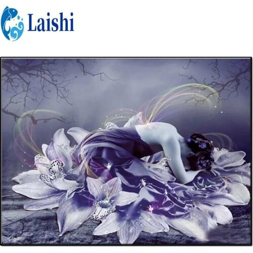 DIY Diamond Painting Fantasy woman, flowers Full Square/Round Drill Diamond Embroidery Sale Diamond Rhinestones Home Decor Gift