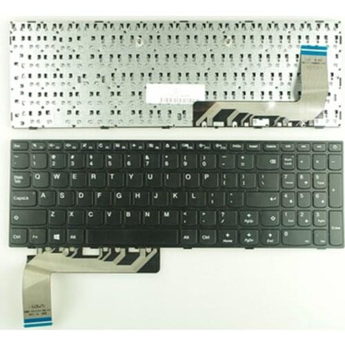 New English Laptop Keyboard For Lenovo IdeaPad 110-15ISK 110-17ACL 110-17IKB 110-17ISK US Keyboard Replacemen