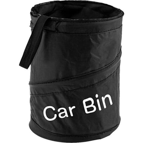Car Trash Can Organizer Garbage Holder Black Oxford Waterproof Portable Interior Accessories Waste Bag