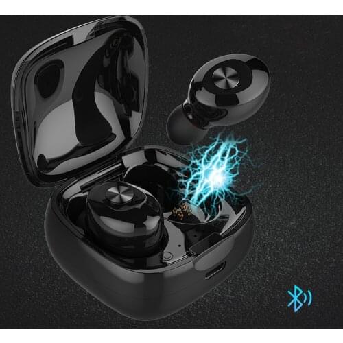 XG12 TWS Bluetooth 5.0 Earphone Stereo Wireless Earbus HIFI Sound Sport Earphones Handsfree Gaming Headset with Mic for Phone