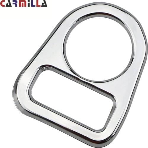 Carmilla Car Rearview Mirror Knob Circle Trim Rear View Mirror Adjustment Knob Cover for Nissan X-trail T32 Qashqai Murano 2014