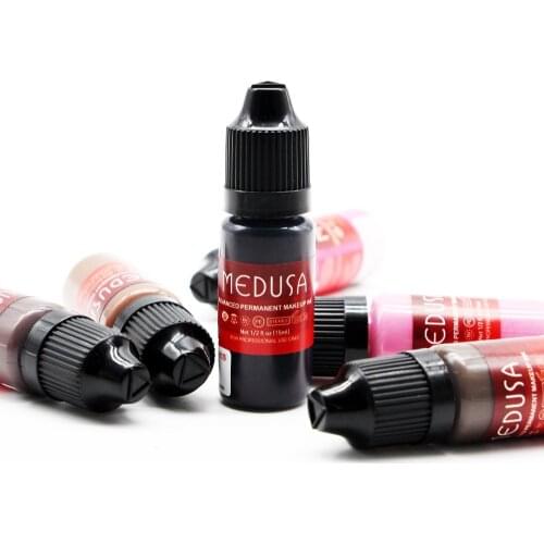 FedEx Free Shipping Permanent Makeup Inks MEDUSA Microblading Pigment for Lip and Eyebrow and and Skin Set OEM/ODM