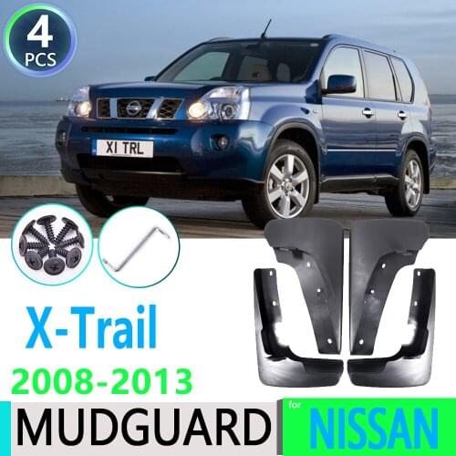 For Nissan X-Trail 2008~2013 T31 2009 2010 2011 2012 Car Fender Mudguard Mud Flaps Guard Splash Flap Car Accessories