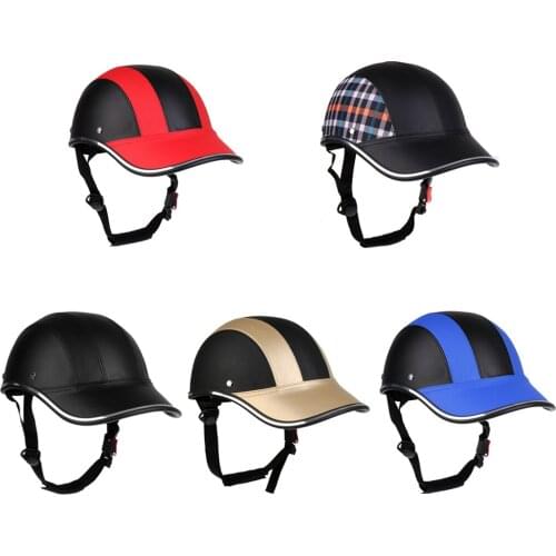 Horse Riding Helmet Breathable Motorcycle Helmet Baseball Cap Riding Hat for Hiking Riding Protective Outdoor Safety Equipment