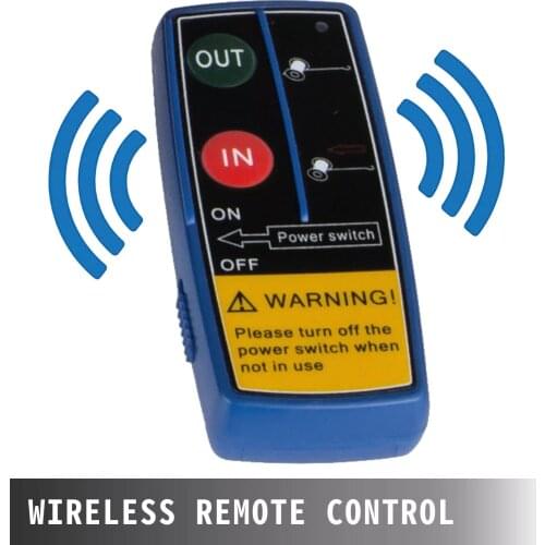 13500LBS Electric Winch ATV Recovery Winch Synthetic Rope with Remote Control for ATV UTV 12v 6T