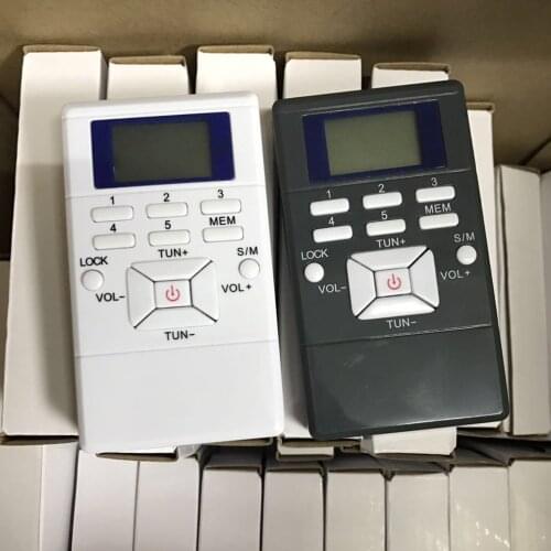 FM English Listening Radio Stereo Conference Radio Fixed Frequency Receiver Sports Walkman For The Elderly