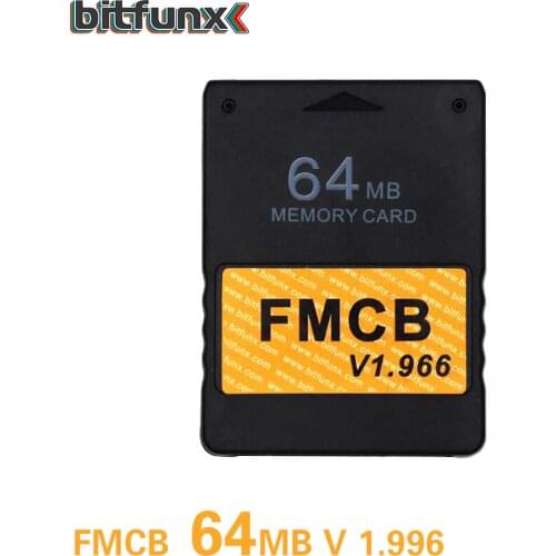 BitFunx Free McBoot 64MB Memory Card for PS2(Playstation 2) FMCB Memory Card v1.966