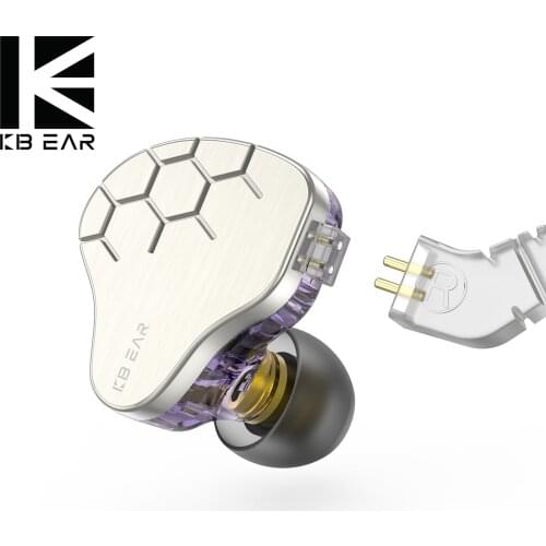 AK KBEAR Lark 1DD+1BA with 4 cores 4N Pure Copper Upgrade Cable with Import MEMS arphones Headphone Earbuds Headset ccz blon