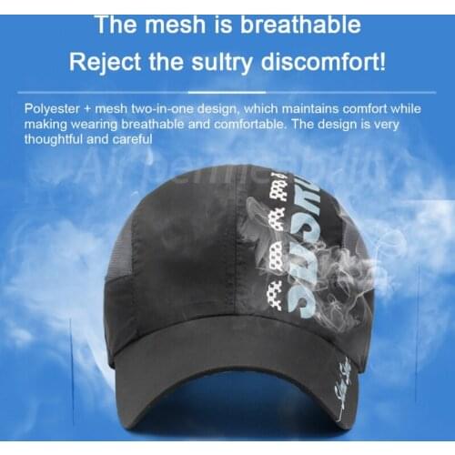 Tennis Cap Men Women Summer Outdoor Mesh Portable Quick Dry Breathable Sun Hat Golf Baseball Running Hiking Camping Fashion