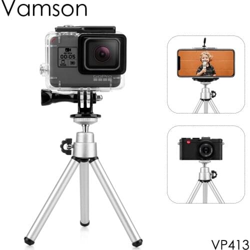 Vamson Mini Scalable Monopod Tripod for Go Pro Accessories For GoPro Hero 7 6 5 4 3+ for Sj4000 for Xiaomi for Yi Camera VP413