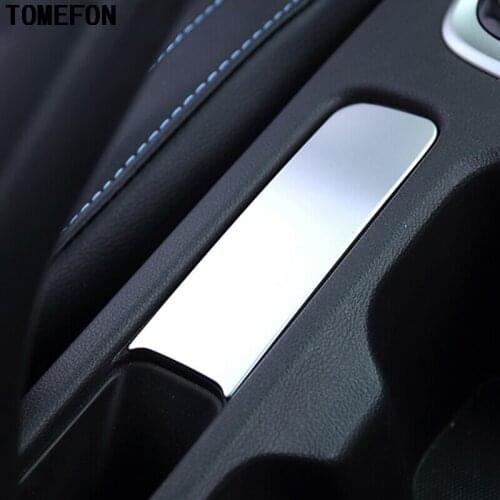 For Chevrolet CAVALIER 2017 New Stainless Steel Handbrake Handle Cover Stickers Car styling Trim 1piece