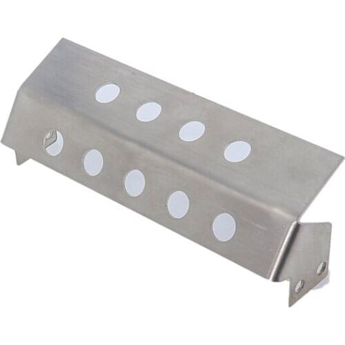 RC model TRX4 D90 D110 Stainless Steel Front Bumper Lower Protection Anti-collision board Mount Protection Skid Plate Armor