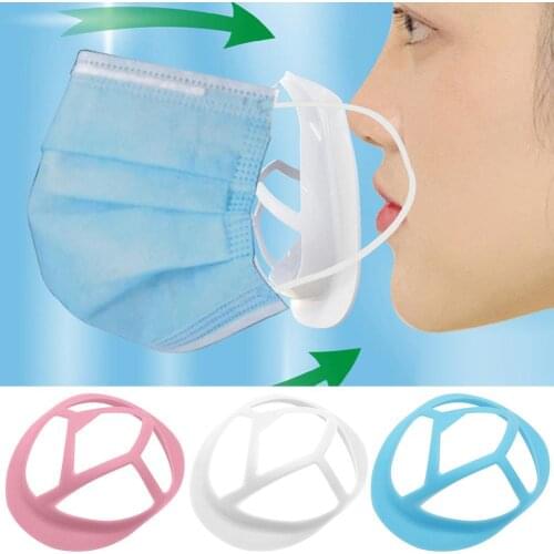 3D Mouth Mask Support Disposable Makeup Protection Silicone Mask Holder Breathable Valve Inner Support Face Cover Bracket