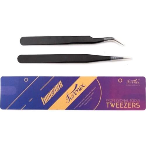 1 Pcs Eyelashes Tweezers Individually Packaged High Precision Stainless Steel Eyelash Tweezers For Eyelash Extensions