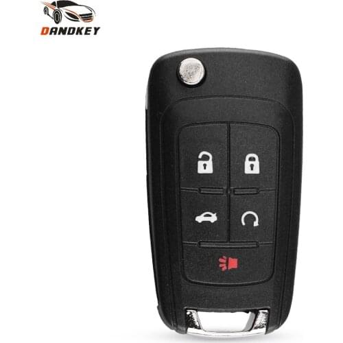 Dandkey 5 Button Remote Key Case Shell For VAUXHALL OPEL Insignia Astra Zafira C Mokka Car Control Fob Cover Housing HU100 Blade