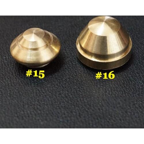 5set/lot leather craft suitcase bag bottom feet rivet standing screws button solid brass material for bag