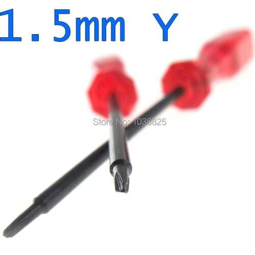 50pcs 1.5mm Y Phillips Tri Wing Screwdriver Tri-point for Nintendo Wii DS Lite DS Opening Tool for NS Switch Joy-Con PSP GBA