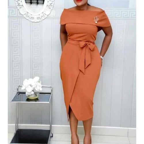 African Dresses for Women New Dashiki Summer African Dress Bazin African Clothes Fashion Elegant Ankara Dresses Africa Clothing