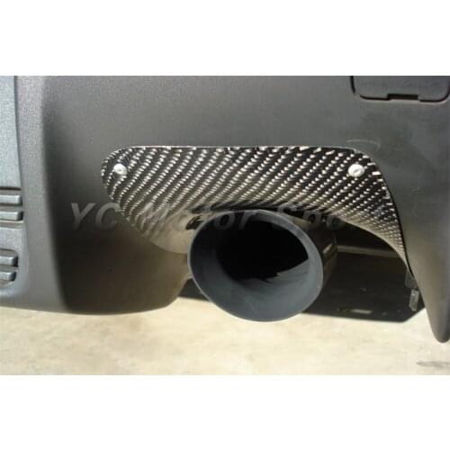 Car Accessories Carbon Fiber VS Style Rear Bumper Exhaust Heatshield 2Pcs Fit For 2008-2012 EVO 10 X Exhuast Heat Shield