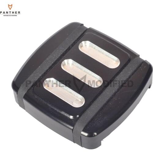 Cut Motorcycle Small Brake Pedal Pad case for Harley Davidson FXST Softail XG FXD Dyna