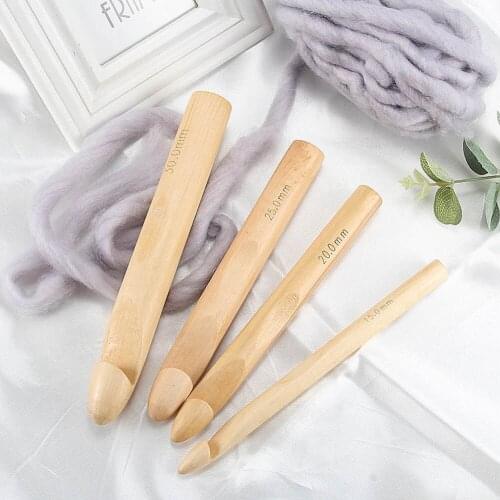 15/20/25/30mm Needle Wooden Knitting Loom Home Knitting Weave Hook DIY Home Knitting Tools Sewing Crochet Fittings
