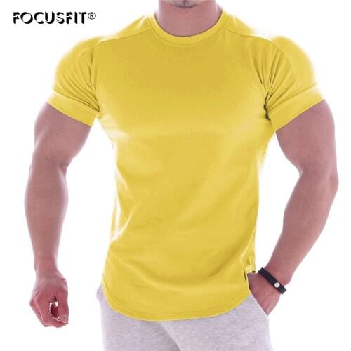 Мужские футболки с коротким рукавом FOCUSFIT China At AliExpress