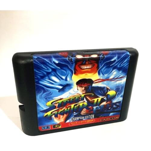 Streeter 2 plus Champion Edition 16 bit MD Game Card For Sega Mega Drive For Genesis