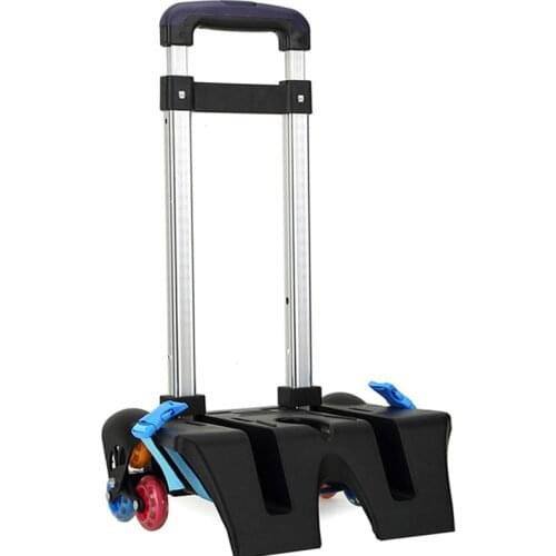 Aluminum alloy Pull Rod Bracket Roll Cart Trolley School Bags easy climb stairs,mochila infantil rodinha mochilas reduce load