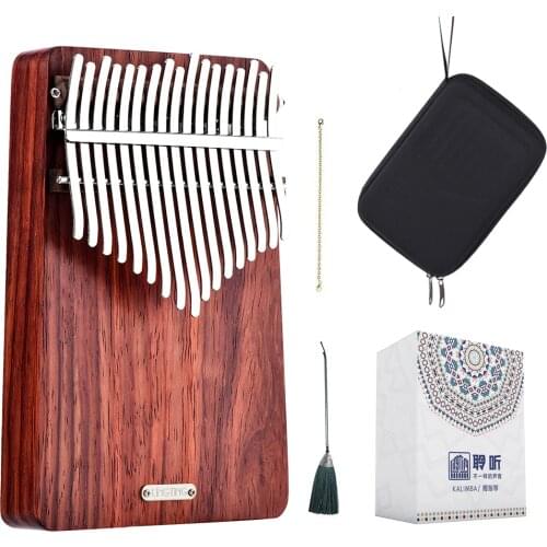 LingTing LT-K17A 17 keys Kalimba Mbira Thumb Piano（wind whisperer