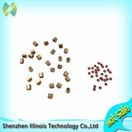 Copper Screw Joint (6mm diameter) O Ring Damper Cartridge Ink Tube 4mm(O.D)*3mm(I.D) for DX5 DX7 Damper big connector