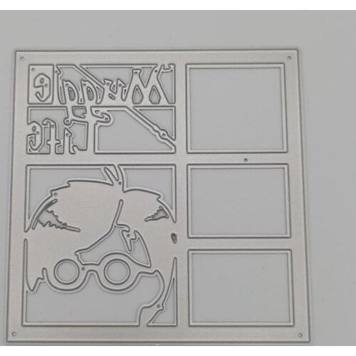Metal Cutting Dies Life Stencil for DIY Scrapbooking Embossing Paper Cards Crafts Diecuts