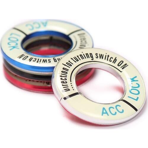 Fashion Men Luminous Ignition Key Switch Decoration Ring for Peugeot 207 2008 208 307 308 3008 for Citroen C4