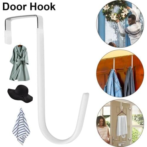 Over Door Hooks Stainless Steel Door Hanger Heavy Duty Z Hooks Doors, Gates & Windows Hook Clothe Towel Coat Shoe Bag Hat