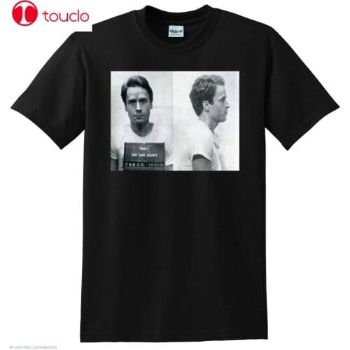 *New* Ted Bundy T Shirt Serial Killer Mug Shot Small Medium Large Xl Unisex Women Men Tee Shirt