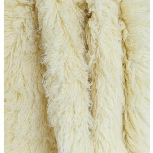 Newborn Flokati Faux Fur Baby flokati rug blanket backdrop Newborn photography background Baby bean bag cover