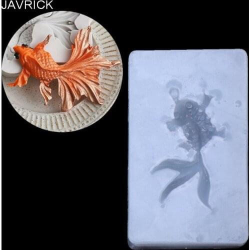 Goldfish Pendant Liquid Silicone Mold DIY Resin Jewelry Making Craft Tool