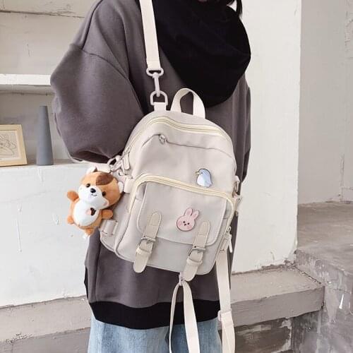Fashion Mini Backpack Women Kawaii Shoulder Bag for Teenage Girls Multi-Function Small Bagpack Ladies Travle School Backpacks