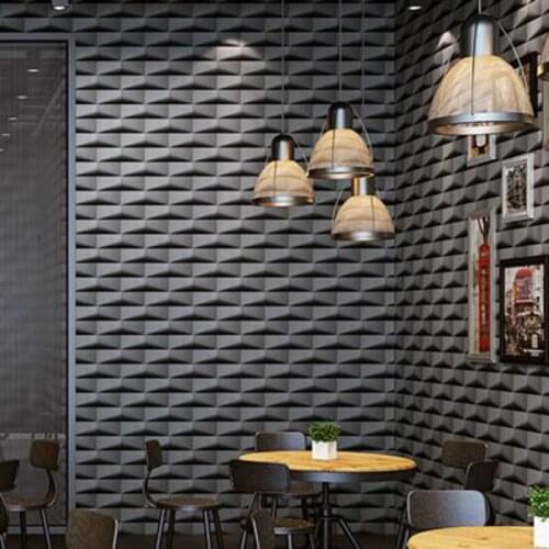 Grey,White vinyl Modern 3d stereoscopic Pattern Wallpaper For office Bedroom Living Room Walls Luxury WallPaper