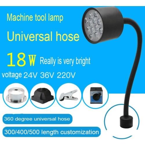LED 18W Machine Tool Lamp CNC Machine Tool Waterproof Oil-Proof And Explosion-Proof Lighting Processing Work Light