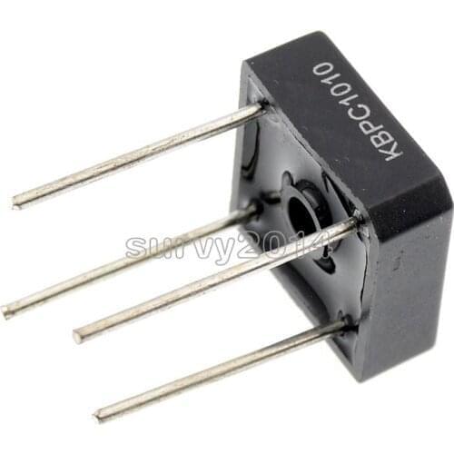 1 PC IC Chips Bridge Rectifier KBPC1010 KBPC-1010 10A 1000V Single Phase Rectifier