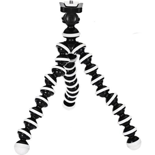 1pc Small Flexible Phone Tripod Mini Octopus Tripod 1/4'' Screw Cold Shoe For Smartphones DSLR Cameras Universal