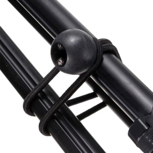 25PCS Black Ball Bungee Bungie Cord Heavy Duty Canopy Tent Tarp Tie Downs Strap