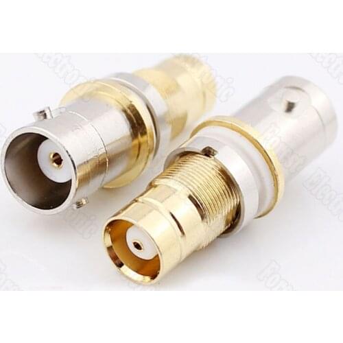 50pcs/lot BNC L9-KK BNC Female To L9 Female Connector Signal Adapter