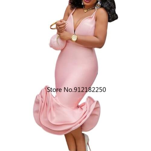 African Dresses For Women Clothes Africa Trumpet Mermaid Dress Elegant Dashiki Ladies Clothing Ankara Plus Size Africa Dress