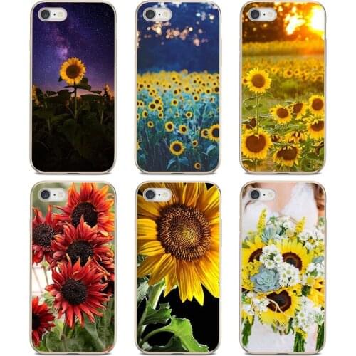 Yellow Sunflower Flowers Daisy Plants Phone Cover For Huawei Nova 2 2i 3 3i Y3 Y5 Y6 Y7 Y9 Prime 2015 2016 2017 2018 2019